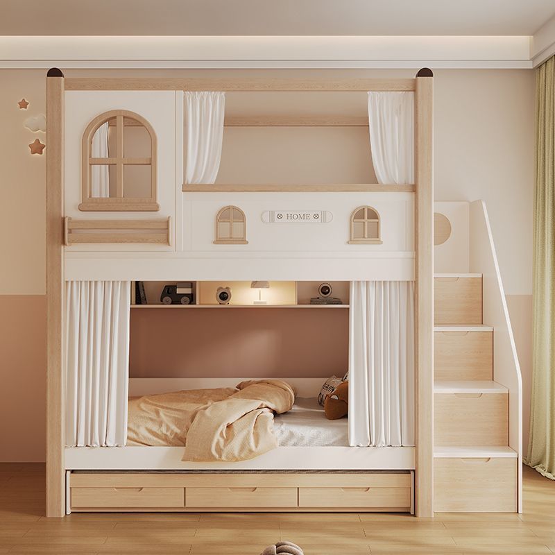 Bunk Bed With Stairs And Slide - Tempat Tidur Susun Anak dengan Seluncuran