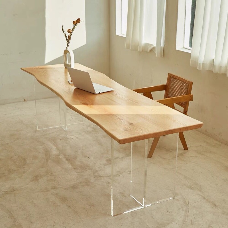 Meja Mengambang Akrilik Kayu S - Tables ulasan dan harga