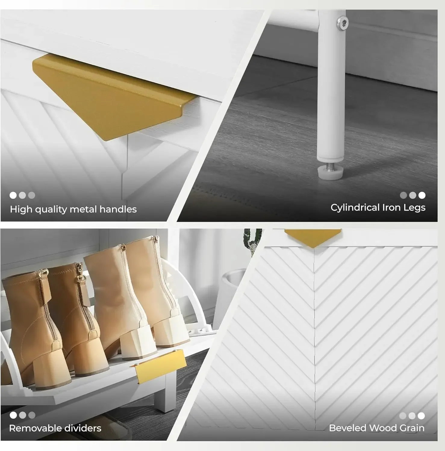Lemari Sepatu dengan 4 Laci Li - Shoe Rack Cabinet Narrow Entryway ulasan dan harga