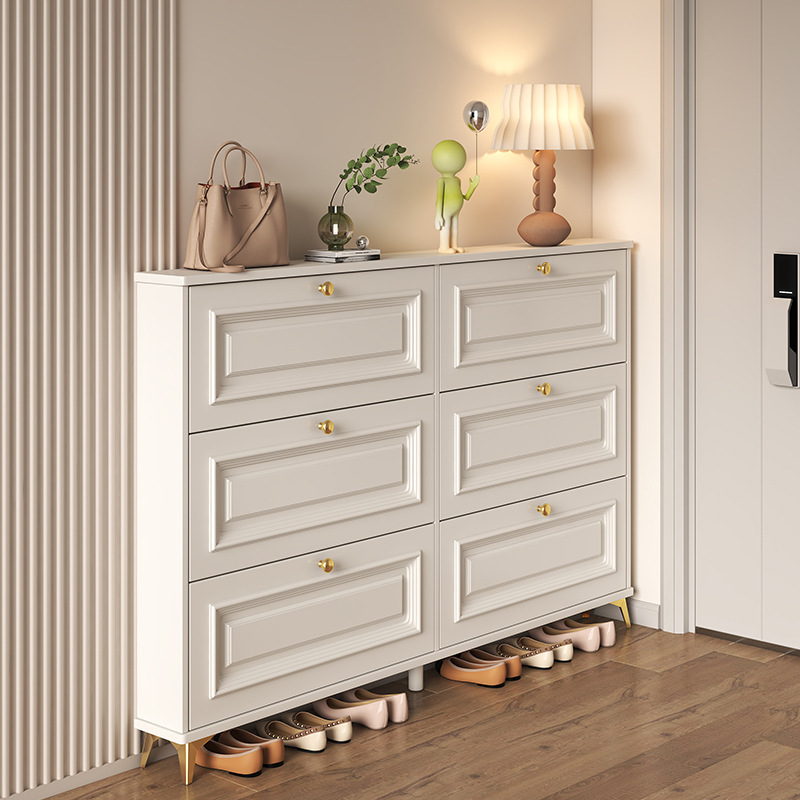 Lemari Sepatu Pintu Masuk Gaya - Shoe Rack Cabinet Narrow Entryway ulasan dan harga