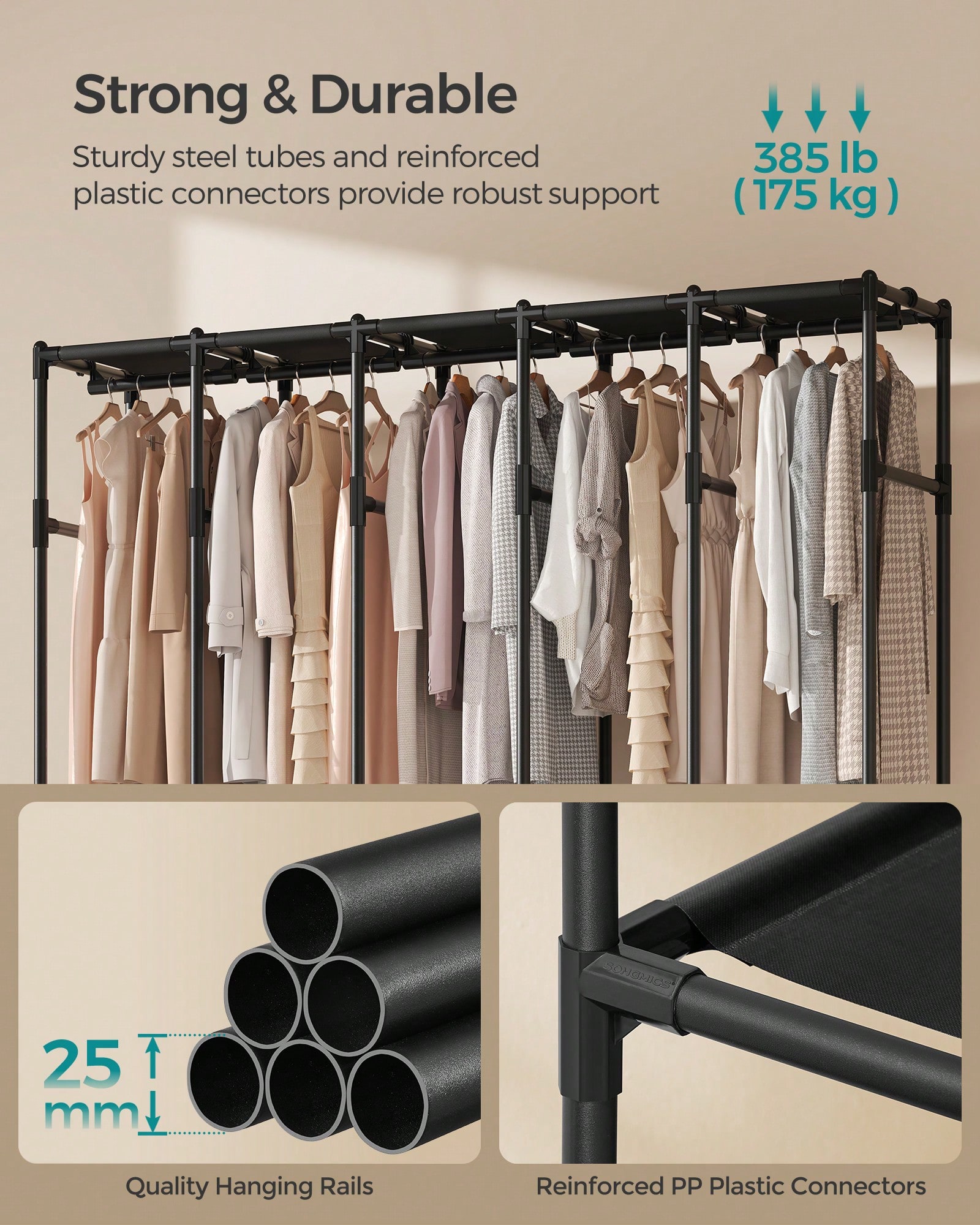 Lemari Pakaian Portabel Tahan  - Wardrobe Closet Portable Fabric Cover ulasan dan harga