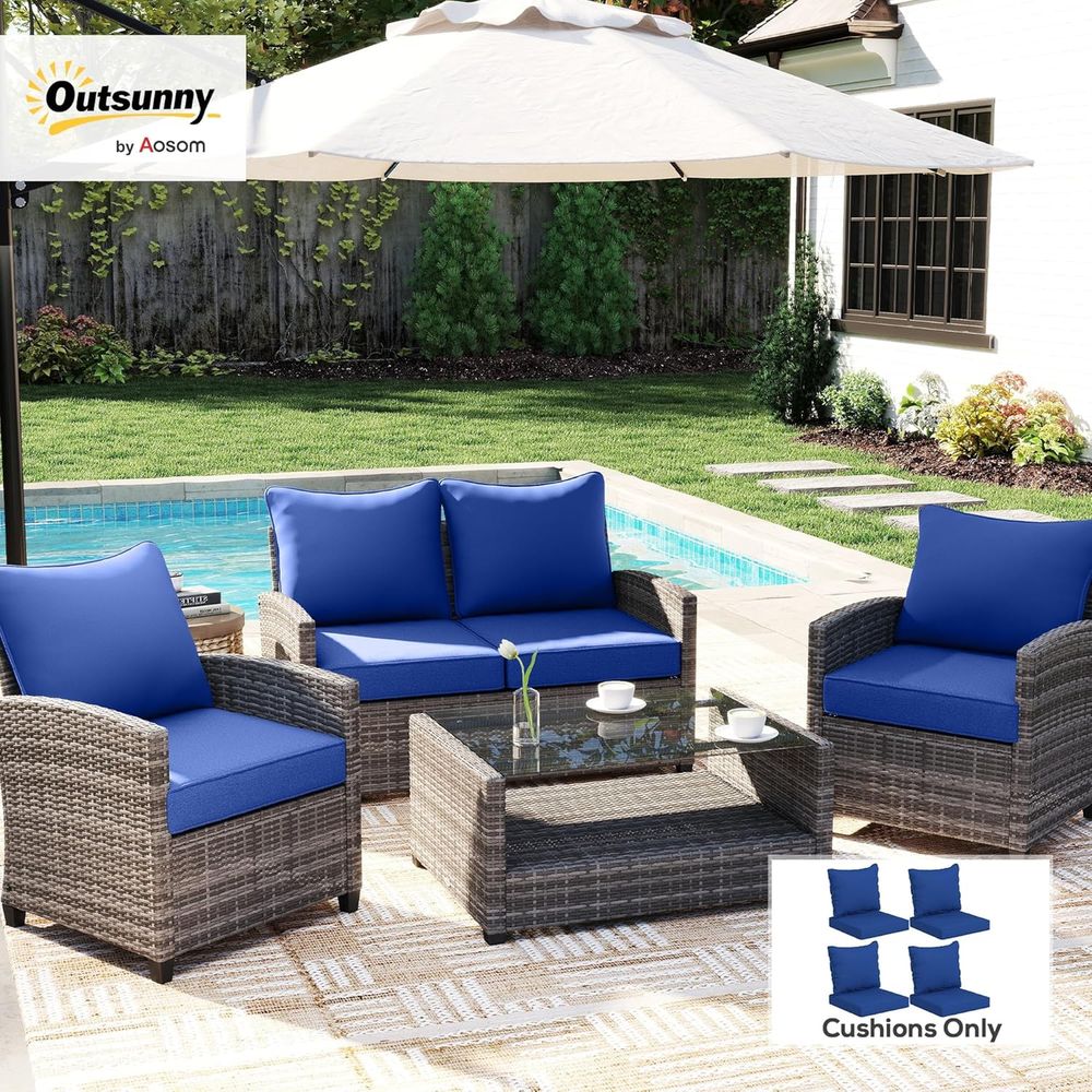 Set Bantalan Kursi Luar Ruanga - Sofas ulasan dan harga